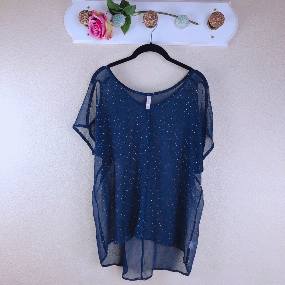 Xhilaration | Sheer Sleeveless Blouse 💙